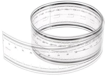 sourcing map Folien Flexibel Lineal 100cm 0.1mm Skala mit R Winkel & Breite Linien PET Kunststoff Faltung Gerade Lineal Kalibrierung Weiche Messwerkzeug für Fabrik Transparent