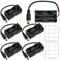 6 PCS 4 x 1.5V AA Battery Holder, KUOQIY 6V Back to Back Battery Holder Case Box with DC Plug, with 2 PCS Plastic Battery Storage Box