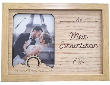 power gift Mein Sonnenschein - Bilderrahmen für jeden Anlass. Fotorahmen. Fotografie. Kreatives Geschenk und Dekoration.