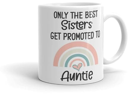 Generic Coffee Tea Mug (11oz) - Only The Best Sisters Get Promoted to Auntie - Pregnancy Announcement Gift Idea