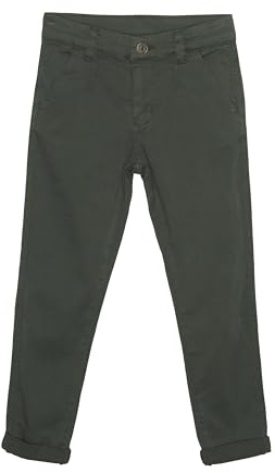 MINYMO Jungen Kinder Chinohose, 110, Deep Forest (9210)