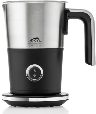 ETA Milchaufschäumer Lacco I elektrisch I 550 Watt I 300 ml I Antihaftbesichtigung I für Milchschaum heiss und kalt I Milch erhitzen I Kaffee, Cappuccino, Milchkaffee, Kakao, Kaffe Latte, Latte