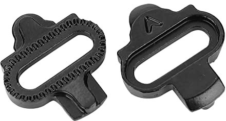 Odorkle Kit de Tacos para Zapatos de Bicicleta, 1 par de Tacos, 1 par de Espaciadores, 4 Tornillos, para Candado de Bicicleta Serie SPD y Más