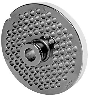 Wolfcut Placa de repuesto para picadora de carne, accesorios para utensilios de cocina, tamaño 32-6,0 mm
