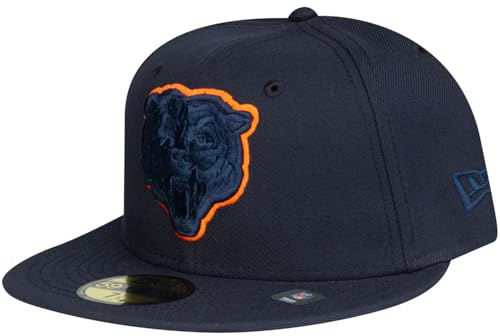 New Era 59Fifty Fitted Cap - Head Chicago Bears Navy - 7 1/8