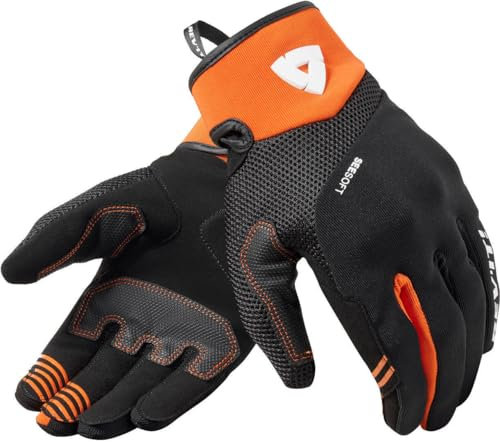 Revit Endo Motorrad Handschuhe, schwarz/orange, XL