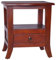 BOWEKAM Home & Garden-Bedside Cabinet Classical Brown Solid Mahagoni Wood Furniture Choice