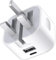 USB C Plug, 20W Dual Port Type C Fast Charging Foldable Plug, Wall Power Adapter Plug UK, 3.0 Charger Block for iPhone 15/14 /13 Pro Max/Plus/ipad pro/Samsung Galaxy/Tablet