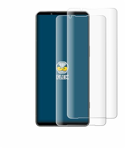 BROTECT Schutzfolie für Sony Xperia 1 VII | 2 Stück Transparenter Displayschutz Made in Germany Klare Full-Screen Folie Full-Cover 3D Curved Montage Kit