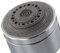 Pommeau de douche haute pression finition chrome pour montage au plafond 7 réglages de pulvérisation