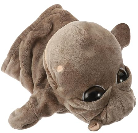 SUPVOX Soft Plush Hand Puppet Animal with Working Mouth for Storytelling and Role Play Comfortable Cartoon for Preschool Educational Use and Birthday