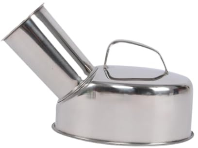 lmoikesz Pot de recueil d'urine masculin de 1200 ml, idéal pour le camping et les voyages, conçu pour les hommes âgés à mobilité réduite. Pot voyage pour seniors, utilisable au chevet du patient