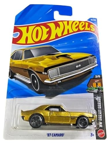 Hot Wheels '67 Camaro Dream Garage 3/5, 56/250, scala 1:64, veicolo giocattolo pressofuso