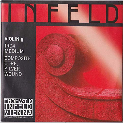 Thomastik single string for 4/4 violin Infeld red - G string hybrid core, silver wound