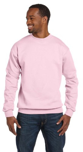 Hanes ComfortBlend EcoSmart Crew Sweatshirt,Pale Pink,2XL