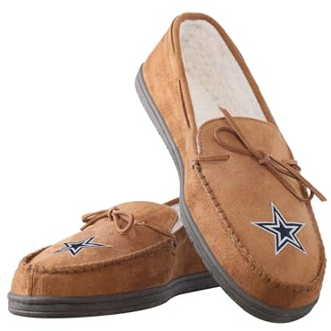 FOCO Tennessee Titans NFL Team Logo Mokassin-Hausschuhe - M