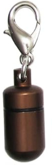 Aluminium-Adresshülse 12mm Ø (braun)