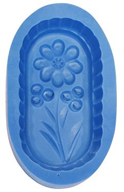 Butterform aus Silikon (Blume II, oval), Inhalt 125g, 2er Set | Butter mit Motiv zum Selbermachen | als Geschenkidee | für die nächste Party