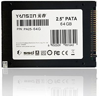KingSpec MLC Digital SSD Disque dur SSD pour ordinateur portable 64 Go