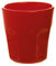 Excelsa Trendy Becher Kaffee 80 ml, Keramik 6x6x6.3 cm rot