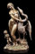 Leda und der Schwan Figur nach Leonardo da Vinci | Bronze-Optik Veronese Skulptur Statue Zeus
