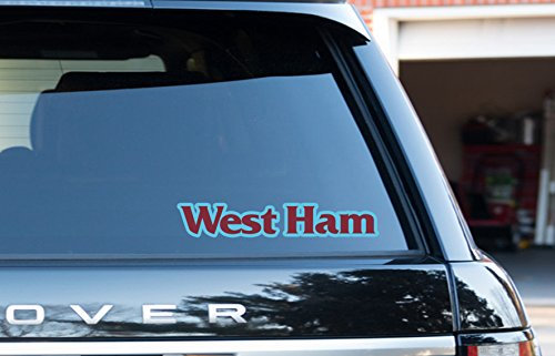West Ham London Town City Window/Bumper Stickers/Decals 2 Pack 8