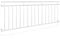 ECD Germany Französischer Balkon 90 x 225 cm mit 16 Füllstäben, Weiß matt & rau, Stahl pulverbeschichtet, Balkongeländer Stabgeländer Balkonbrüstung Balkongitter Fenstergeländer Außen Fenstergitter