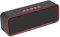 Kolaura Portable Wireless Speaker, Bluetooth 5.0 Speaker with 3D Stereo HiFi Bass, 1500mAh Battery, 12 Hour Playtime (Red)