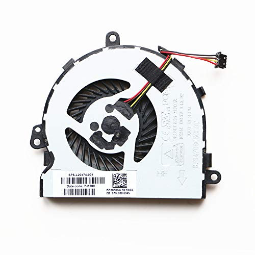 DXCCC Laptop Replacement Cooler Fan For HP 250 G7 255 G7 256 G7 L20474-001 Cpu Cooling Fan