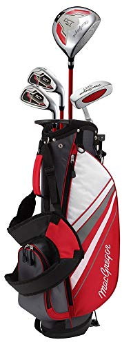 MACGREGOR DCT3000 Junior, Set di Mazze da Golf Bambino, Rosso e Bianco, 6-8 Anni