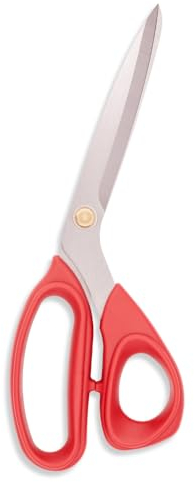 Victor Stoffschere in Rot ca. 23cm lang Schere zum schneiden von Stoff, Basteln und Nähen
