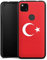 Silikon Hülle kompatibel mit Google Pixel 4a Case schwarz Handyhülle Türkei Flagge Flaggen
