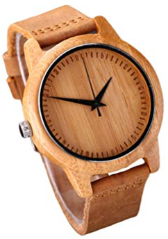 ibasenice Women Wrist Watch, Armbanduhr, Holzmuster Analog Quarzuhr Für Frauen Männer Geschenke