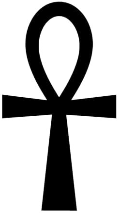 Lebensschleife Anch Kreuz Aufkleber -6Größen- Sticker Ankh ägyptisches Kreu JDM in 6 Größen und 21 Farben