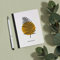 Matabooks, nachhaltige und vegane Notizbücher A6 aus Graspapier, Samenbuch, 102 blanko Seiten, Natur, Handmade, Made in Germany (Orange)