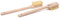 BawiTec Stielbürsten Reinigungsbürsten Schrubberbürsten Handbürsten Harte Borsten weiche Borsten Holzbürsten Verschiedene (gelb 2X 42,5cm)