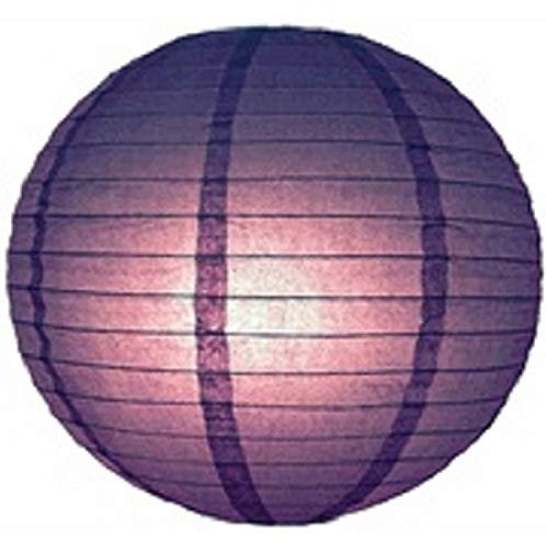 Lampion schwer entflammbar violett 35 cm