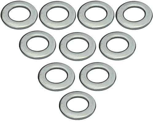 AERZETIX - C49203 - Lot de 10 Rondelles plates universelles M12 acier inox A2 - Ø ext. 23mm - épaisseur 2.1mm - DIN125
