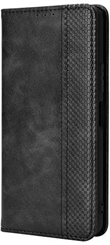 GOKEN Coque Folio Cuir Étui pour Nokia G21, Antichoc Portefeuille Housse vec Fentes pour Cartes, PU/TPU Bumper Protection Case Cover Fermeture Magnétique (Noir)