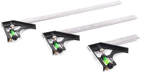 Vaunt 3 Piece Combination Square Set