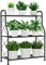 Taotigzu Soportes para Macetas,Estanteria Plantas Multifuncional para Balcón,Estantería Decorativa para Macetas,para Balcón,Esquina de la Casa,Sala de Estar, Oficina,Jardín,3 Niveles