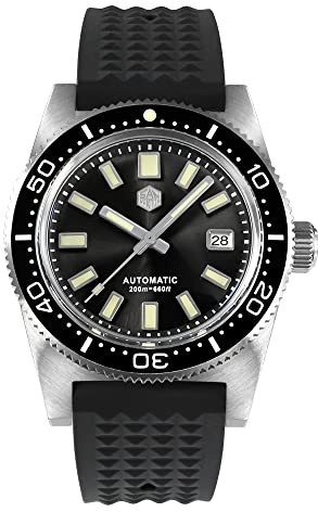 SOTAG San Martin 37mm New 62mas Taucher Herrenuhren Klassisches Saphirglas PT5000 Automatische mechanische Edelstahl-Armbanduhren