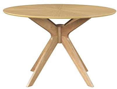 Miliboo Table à Manger Design Ronde chêne D120 cm DIELLI