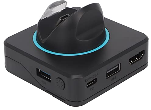 Station d'accueil TV pour pour OLED pour Lite, Adaptateur TV HDMI avec Port USB 3.0 de Rechange, Compatible avec Dock Officiel