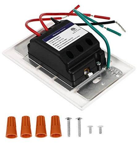 Uonlytech 600w Interruttore Led Indicatore Blu Luminosità Lineare Per Lampadine Dimmabili e Incandescenti Facile Usare Per Anziani Design e