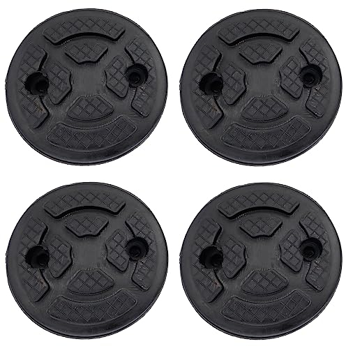 4 Stück Universelle wagenheber Gummiauflage Polster rutschfest Gummipad Wagenheberaufnahme Rangierwagenheber Stempelwagenheber hebebühne für mobilitätshilfen