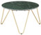 Homgoday Couchtisch Grün 65x65x42 cm Echter Stein Marmor Textur Couchtisch Wohnzimmertisch Tisch für Büro Schlafzimmer Garten