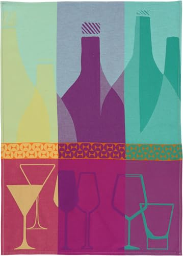 Sander - Geschirrtuch - Bar - Farbe: Aqua/Purple