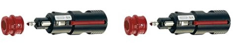 HELLA - Stecker - 24V - Stecker: Schraubkontakt - 8JA 007 589-002, kompatible mit Motorrad (Packung mit 2)