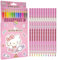 Kitty Matite Colorate Bambini, 12PCS Colori Bambini 2 Anni e Oltre, Kitty Kit Disegno, Matite Colorate per Disegnare, Festa Bambini, Regalo